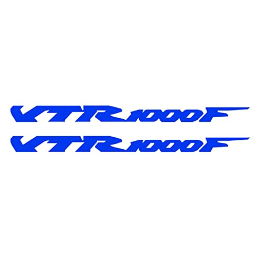 FEMEIN Motorrad Aufkleber Für Honda VTR 1000 1000F Super Hawk 1997 1998 1999 2000 2001 2002 2003 2004 2005 2006 Wasserdichter Aufkleber VTR1000F Firestorm Zubehör (Color : Blue) von FEMEIN