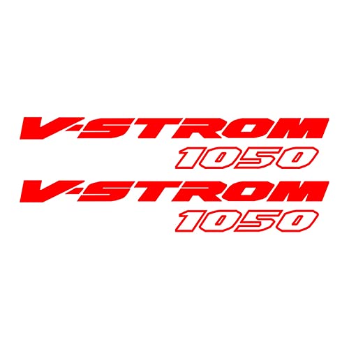 FEMEIN Motorrad-Aufkleber Für Suzuki Vstrom DL 1050 DL1050 XT 2020 2021 2022 2023 Zubehör Wasserdichter Aufkleber V-Strom 1050/XT Aufkleber (Color : Red 1) von FEMEIN
