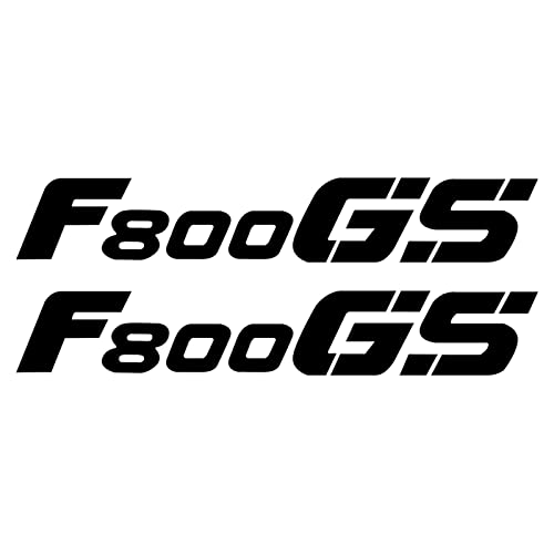 Motorrad Aufkleber F800GS 2009 Für BMW F800 F 800 GS 800GS 2008-2018 2012 2013 2014 2015 2016 2017 wasserdichte Aufkleber Zubehör (Color : Schwarz) von FEMEIN