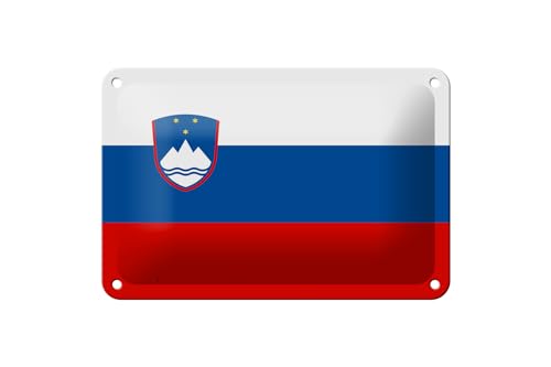 FEMER Blechschild Flagge Sloweniens 18x12cm Flag of Slovenia Dekoration FEMER Blechschild Flagge Sloweniens 18x12cm Flag of Slovenia Dekoration von FEMER
