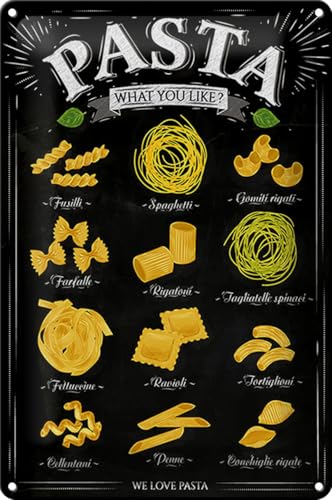 FEMER Blechschild Pasta 20x30cm Nudeln What You Like Essen FEMER Blechschild Pasta 20x30cm Nudeln What You Like Essen von FEMER