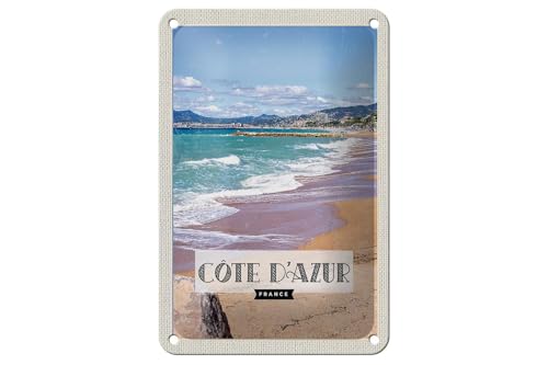 FEMER Blechschild Reise 12x18cm Cote d'Azur Frankreich Reiseziel Dekoration FEMER Blechschild Reise 12x18cm Cote d'Azur Frankreich Reiseziel Dekoration von FEMER