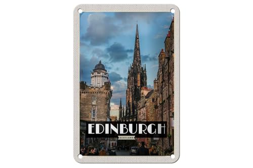 FEMER Blechschild Reise 12x18cm Edinburgh Scotland Altstadt Dekoration FEMER Blechschild Reise 12x18cm Edinburgh Scotland Altstadt Dekoration von FEMER