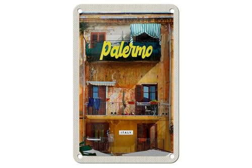 FEMER Blechschild Reise 12x18cm Palermo Italien Gebäude Urlaubsort Schild FEMER Blechschild Reise 12x18cm Palermo Italien Gebäude Urlaubsort Schild von FEMER