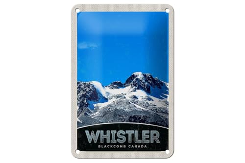 FEMER Blechschild Reise 12x18cm Whistler Blackcomb Kanada Schnee Schild FEMER Blechschild Reise 12x18cm Whistler Blackcomb Kanada Schnee Schild von FEMER