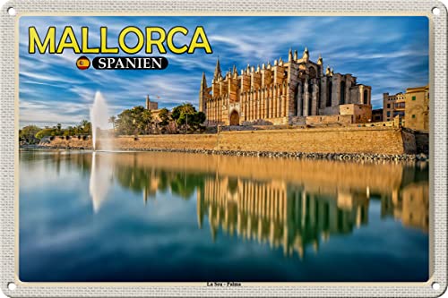 FEMER Blechschild Reise 30x20cm Mallorca Spanien La Seu Palma Kathedrale FEMER Blechschild Reise 30x20cm Mallorca Spanien La Seu Palma Kathedrale von FEMER