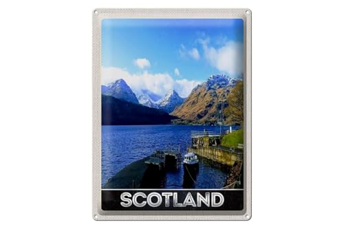 FEMER Blechschild Reise 30x40cm Schottland Insel Gebirge Schnee Trip FEMER Blechschild Reise 30x40cm Schottland Insel Gebirge Schnee Trip von FEMER