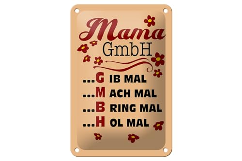 FEMER Blechschild Spruch 12x18cm Mama GmbH gib mach Bring HOL mal FEMER Blechschild Spruch 12x18cm Mama GmbH gib mach Bring HOL mal von FEMER