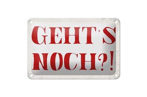 FEMER Blechschild Spruch 18x12cm geht`s noch Retro Schild FEMER Blechschild Spruch 18x12cm geht`s noch Retro Schild von FEMER