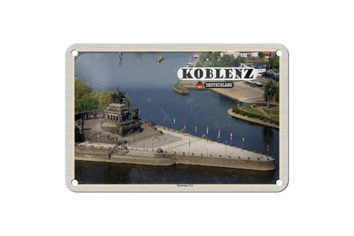 FEMER Blechschild Städte Koblenz Deutsches Eck Kurztrip 18x12cm Schild FEMER Blechschild Städte Koblenz Deutsches Eck Kurztrip 18x12cm Schild von FEMER