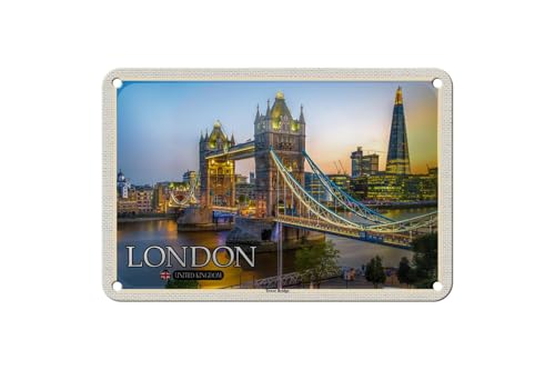 FEMER Blechschild Städte Tower Bridge London UK England 18x12cm Schild FEMER Blechschild Städte Tower Bridge London UK England 18x12cm Schild von FEMER