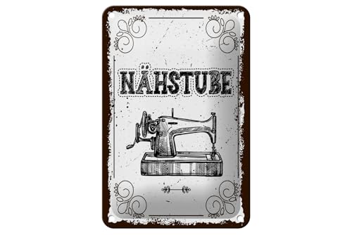 Femer Blechschild Hinweis 20x30 cm Retro Nähstube Nähmaschine Deko Schild Femer Blechschild Hinweis 20x30 cm Retro Nähstube Nähmaschine Deko Schild von FEMER