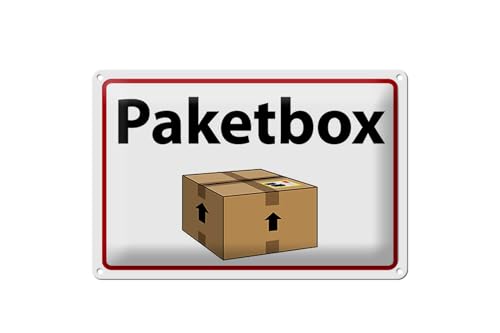 Femer Blechschild Spruch 30x40 cm Paketbox Schild Femer Blechschild Spruch 30x40 cm Paketbox Schild von FEMER