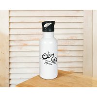 Personalisiertes Geschenk Radfahrer-Edelstahl-Trinkflasche, Fahrrad Geschenk, Radsport Mountainbiken E-Bike, Rennrad Personalisiertes Geschenk Radfahrer-Edelstahl-Trinkflasche, Fahrrad Geschenk, Radsport Mountainbiken E-Bike, Rennrad von FEMIOStore
