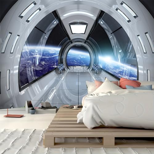 FENDROM Raumschiff-Wandteppich, futuristische Science-Fiction-Wandteppich, Sci-Fi-Raumschiff, Innenraum, Raumstation, Planet, Erde, Wandteppiche für Schlafzimmer, Wohnzimmer, Wohnheim, Heimdekoration FENDROM Raumschiff-Wandteppich, futuristische Science-Fiction-Wandteppich, Sci-Fi-Raumschiff, Innenraum, Raumstation, Planet, Erde, Wandteppiche für Schlafzimmer, Wohnzimmer, Wohnheim, Heimdekoration von FENDROM