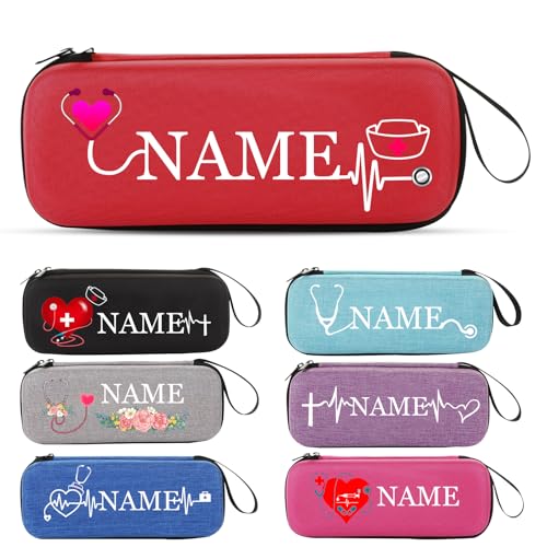 Personalisierte Stethoskop-Tasche, Personalisierte Stethoskop-Tasche mit Namen für Krankenschwestern, Ärzte und medizinische Fachangestellte, Harte, leichte Reisetasche mit Netzfach, Geschenk Personalisierte Stethoskop-Tasche, Personalisierte Stethoskop-Tasche mit Namen für Krankenschwestern, Ärzte und medizinische Fachangestellte, Harte, leichte Reisetasche mit Netzfach, Geschenk von FENGHUO