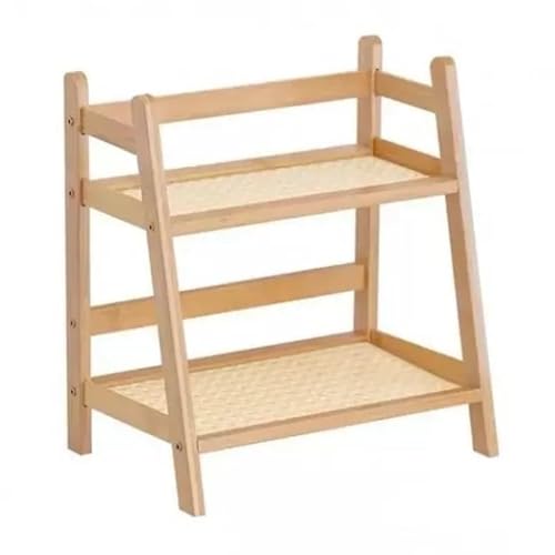 FENGJISUN Kaffeebecher Tassen Regal Doppelschicht-Getränkehalter-Rack Desktop-Wohnzimmer-Lagerregal Kaffeebar Zubehör von FENGJISUN
