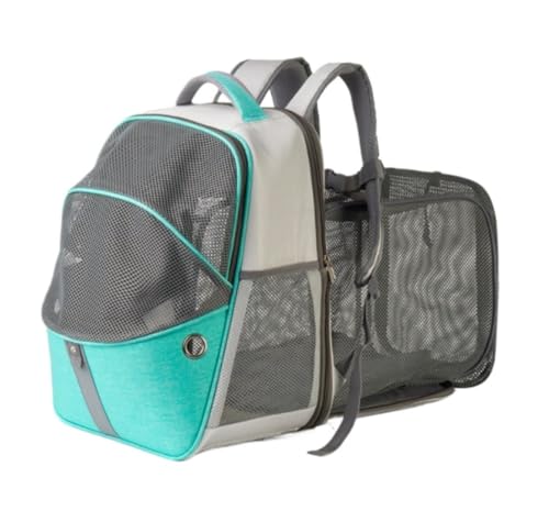 Transporttasche Katze Hund Haustier-Tasche, Outdoor-Katzengehege, Kleiner Hunderucksack, Werkzeug-Reise-Handgepäck-Rucksack Für Reisen, Hunde-Tragetasche Hunderucksack(A) von FENGJISUN