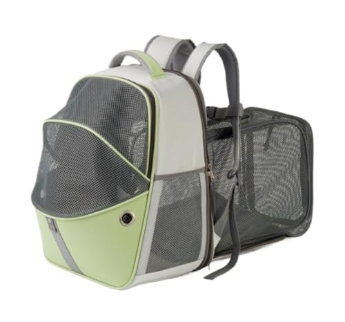 Transporttasche Katze Hund Haustier-Tasche, Outdoor-Katzengehege, Kleiner Hunderucksack, Werkzeug-Reise-Handgepäck-Rucksack Für Reisen, Hunde-Tragetasche Hunderucksack(B) von FENGJISUN