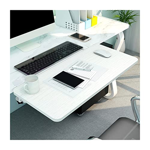Ergonomic Desk Extension, Ergonomie Faltbar Massivholz Tischverlängerung, Ellbogen-Arm-Unterstützung Armlehnenablage Zum Büro Schreibarbeit, 7 Farben PENGFEI (Farbe : Weiß, Größe : 75x25cm) von FENGPENG