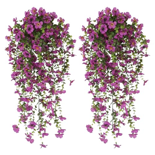 Kunstpflanze Hängend Kunstblumen Artificial Violette Blumen Hanging Flowers Kunstblumen Balkon Künstliche Pflanzen Wie Echt Hängend Hängepflanzen Hängeblumen Plastikblumen Künstlich Seidenblumen Lila Kunstpflanze Hängend Kunstblumen Artificial Violette Blumen Hanging Flowers Kunstblumen Balkon Künstliche Pflanzen Wie Echt Hängend Hängepflanzen Hängeblumen Plastikblumen Künstlich Seidenblumen Lila von FENGQQKJ