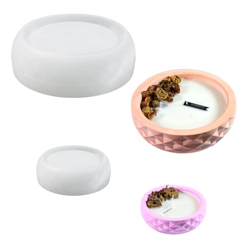 Silikonform Schale Silikonformen Gießformen Groß 3D Silikon Schale Bowls Rund Tablett Gips zum Gießen Formen Obsttablett Epoxidharz Geometrische Harz Handgefertigte Blumentopf Silikonform Kegel Textur Silikonform Schale Silikonformen Gießformen Groß 3D Silikon Schale Bowls Rund Tablett Gips zum Gießen Formen Obsttablett Epoxidharz Geometrische Harz Handgefertigte Blumentopf Silikonform Kegel Textur von FENGQQKJ