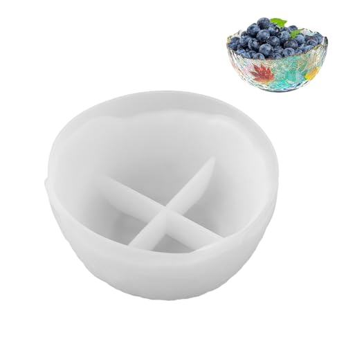Silikonform Schale Silikonformen Gießformen Klein Silikon Schale Bowls Tablett Gips zum Gießen Formen Obsttablett Epoxidharz Geometrische Harz Handgefertigte Blumentopf Unregelmäßige Schüsselform von FENGQQKJ