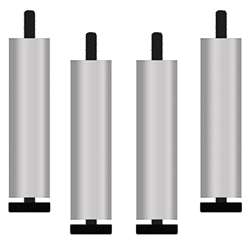 4 Verstellbar Möbelfüße Möbelbeine Runde Schrankfüße Tischfuß aus Aluminiumlegierung,Metall Sofa Bett Couchtisch Teetisch Nachttisch Couch Füße,DIY-Hardware-Zubehör,M8-Gewinde (25cm/9.8in,Silver) 4 Verstellbar Möbelfüße Möbelbeine Runde Schrankfüße Tischfuß aus Aluminiumlegierung,Metall Sofa Bett Couchtisch Teetisch Nachttisch Couch Füße,DIY-Hardware-Zubehör,M8-Gewinde (25cm/9.8in,Silver) von FENGSHOUU