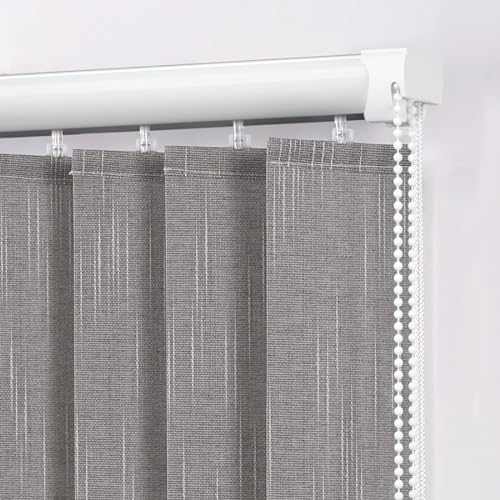 FENGSHOUU Lamellenvorhang nach Maß Vertikaljalousie,Lichtdurchlässig Verdunkelungsjalousie,Schiebegardine,98 mm Lamellenvorhang,für Heim Büro,Inklusive Montagematerial,Breite×Höhe (180cm x 200cm) FENGSHOUU Lamellenvorhang nach Maß Vertikaljalousie,Lichtdurchlässig Verdunkelungsjalousie,Schiebegardine,98 mm Lamellenvorhang,für Heim Büro,Inklusive Montagematerial,Breite×Höhe (180cm x 200cm) von FENGSHOUU