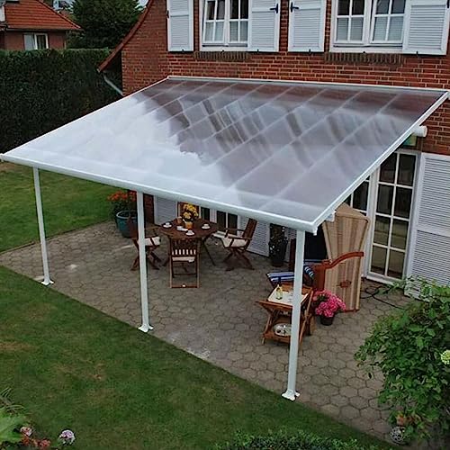 FENGSHOUU Polycarbonatfolie,Transparenter Acrylplatte,Abdeckung Für Gartenhäuser Im Freien Überdachung Von Gewächshäusern Frühbeet-Ersatzverkleidung Balcon Zaunschutzbrett (1.82x12m) von FENGSHOUU