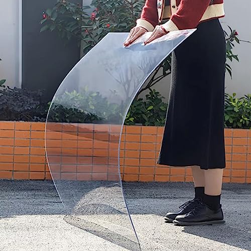 FENGSHOUU Transparente Polycarbonat-Dachplatten,Gewächshausplatten,Stoßfestes PC Endurance Board,Wasserdichte UV-Schutz Isolierplatten,Für Terrassen Balkon Sicherer Zaun (0.6x3m) von FENGSHOUU