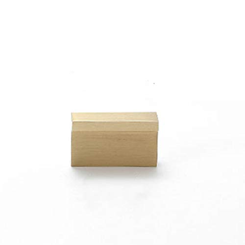Massiver Messing Möbelgriffe Metall L Bar Stangengriff Relinggriffe Gebürstet Kupfer Griffleiste Küche Türknopf Gold Schrankgriffe Badzimmer Schubladegriffe Handgriff Möbelbeschläge(Hole center 16mm) von FENGSHOUU