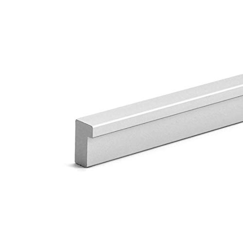 Metall L-Typ Küchengriffe Möbelgriffe Schrankgriffe Ziehen Griff Aluminium Stangengriff Relinggriffe-Handgriff Türgriffe Schubladen Kleiderschrank Kommode Eisenwaren-Zubehör(Silverlength 1000mm) von FENGSHOUU