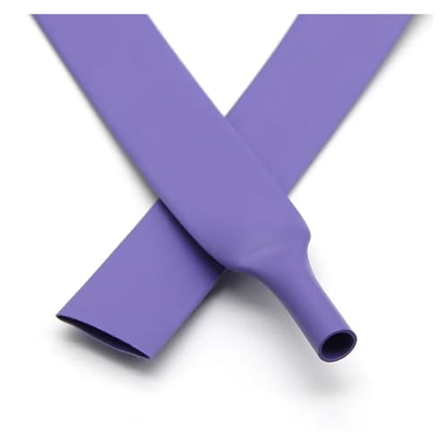 FENGXCUI 2:1 Schrumpfschlauch Durchmesser 1mm-50mm Polyolefin-Rohr Schrumpfschlauch Schlauch Sleeving Wrap Draht DIY Stecker Reparatur(Purple,15MM_1 Meter) von FENGXCUI