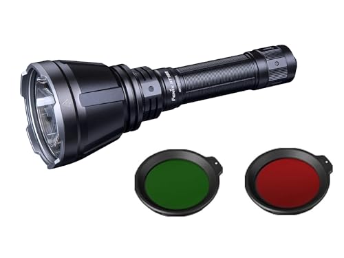 Fenix HT18R LED Jagd Taschenlampe mit max. 2.800 Lumen Spotlicht + Rotfilter + Grünfilter + Strobe + SOS mit 5.000mAh Akku und USB-C Ladekabel – Kabelschalter geeignet Fenix HT18R LED Jagd Taschenlampe mit max. 2.800 Lumen Spotlicht + Rotfilter + Grünfilter + Strobe + SOS mit 5.000mAh Akku und USB-C Ladekabel – Kabelschalter geeignet von Fenix