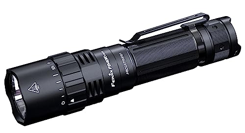 FENIX PD40R v3.0 wiederaufladbare Taschenlampe mit großer Reichweite, Schwarz von Fenix