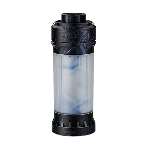Fenix CL22R Polar Night Black, wiederaufladbare leichte Multi-Strahl-Kompaktlaterne | 500 Lumen | 80 m | 200 Stunden Max | 2600 mAh | Stufenlose Helligkeit | Rotlichtmodus | Bunte Stimmungsbeleuchtung von Fenix