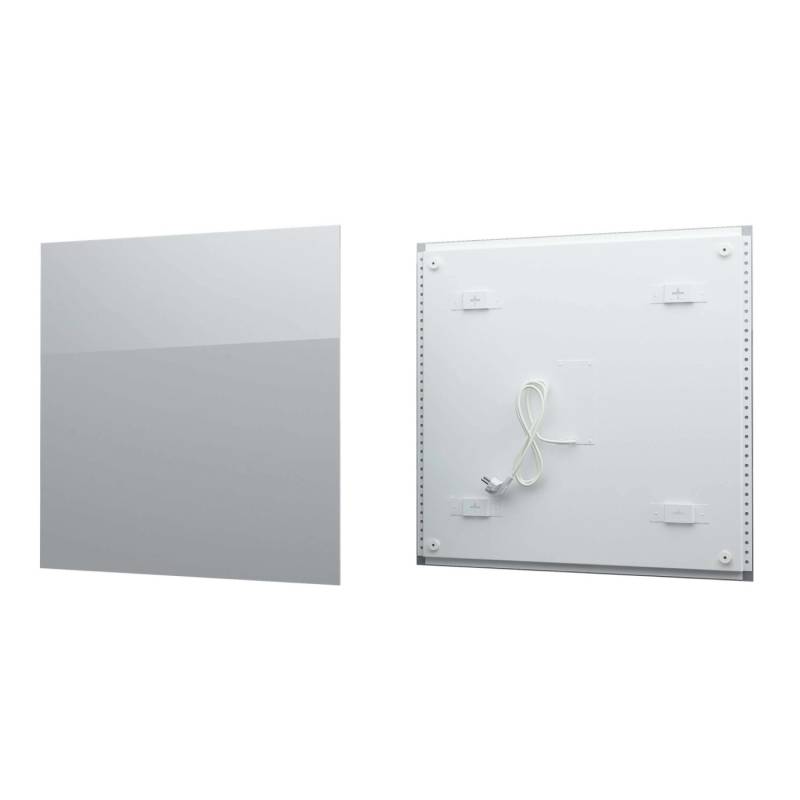 Fenix Infrarotheizung ECOSUN Glasheizung 300W 58,5 x 58,5 x 3,9cm Platinum Grey von FENIX