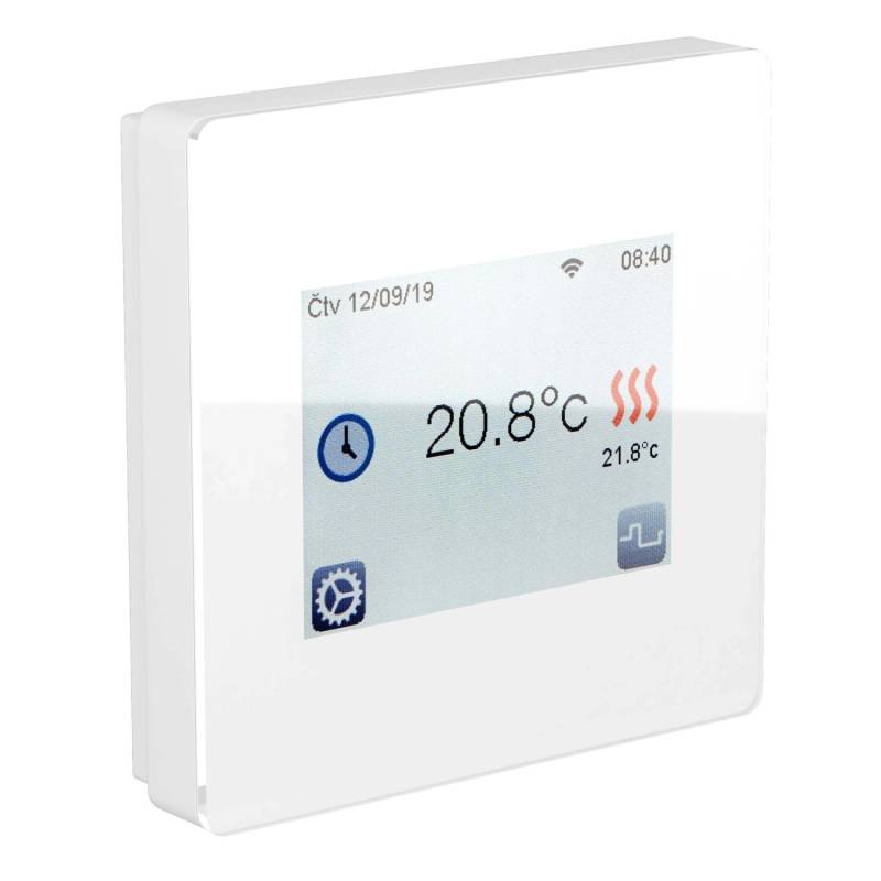 Fenix Thermostat TFT Wifi Weiß mit Touchdisplay App Steuerbar von FENIX