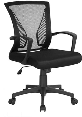 FENIXSHOP24 - Ergonomischer Bürostuhl mit drehbaren Rollen und höhenverstellbaren Armlehnen und atmungsaktivem Netzstoff FC-05 von FENIXSHOP24