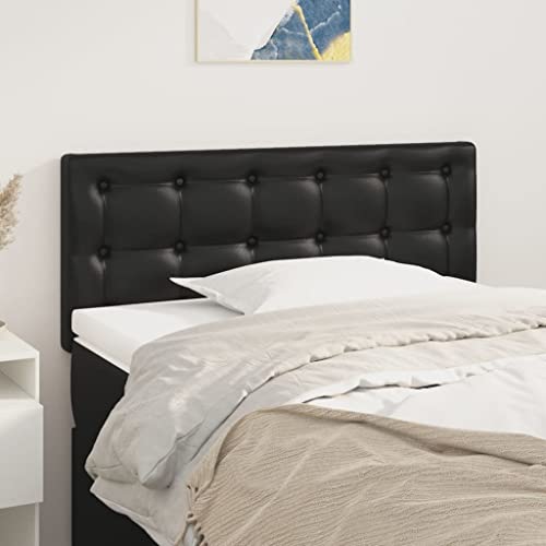 FENLAX Bettkopfteil Betthaupt Pflegeleicht Bettzubehör Kunstleder Polsterbett-Kopfteils Schlafzimmerdekor Höhenverstellbar Innenmöbel Klassischen Design Schwarz 80x5x78/88 cm FENLAX Bettkopfteil Betthaupt Pflegeleicht Bettzubehör Kunstleder Polsterbett-Kopfteils Schlafzimmerdekor Höhenverstellbar Innenmöbel Klassischen Design Schwarz 80x5x78/88 cm von FENLAX