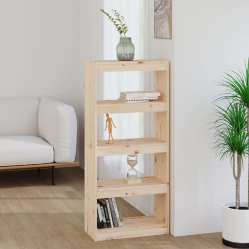 FENLAX Bücherregal aus Holz mit 4 Geräumigen Fächern Büroregal Aufbewahrungsregal Wohnzimmerschrank Seitenschrank Hochregal Raumteiler Reichlich Stauraum Braun 60x30x135,5 cm FENLAX Bücherregal aus Holz mit 4 Geräumigen Fächern Büroregal Aufbewahrungsregal Wohnzimmerschrank Seitenschrank Hochregal Raumteiler Reichlich Stauraum Braun 60x30x135,5 cm von FENLAX