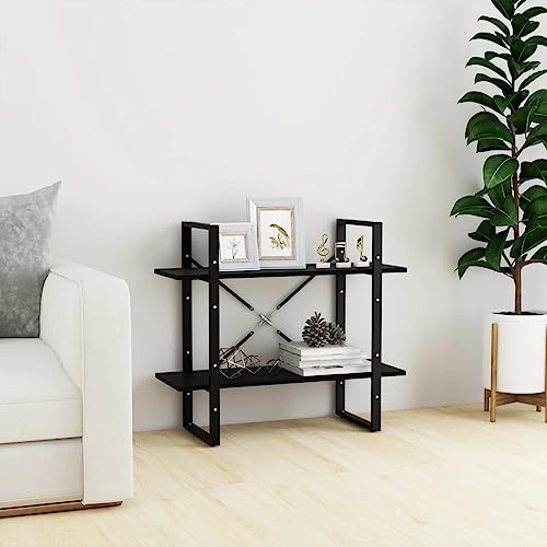 FENLAX Büroregal Aufbewahrungsregal Bücherregal aus Holz mit 2 Geräumigen Fächern Seitenschrank Wohnzimmerschrank Hochregal Raumteiler Reichlich Stauraum Schwarz 80x30x70 cm FENLAX Büroregal Aufbewahrungsregal Bücherregal aus Holz mit 2 Geräumigen Fächern Seitenschrank Wohnzimmerschrank Hochregal Raumteiler Reichlich Stauraum Schwarz 80x30x70 cm von FENLAX