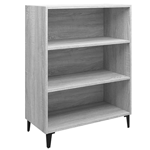 FENLAX Holz-Sideboard Multifunktional Beistellschrank Aufbewahrungsschrank Möbelstück für Schlafzimmer Wohnzimmer oder Büro Minimalistische Design Grau Sonoma 69,5x32,5x90 cm FENLAX Holz-Sideboard Multifunktional Beistellschrank Aufbewahrungsschrank Möbelstück für Schlafzimmer Wohnzimmer oder Büro Minimalistische Design Grau Sonoma 69,5x32,5x90 cm von FENLAX