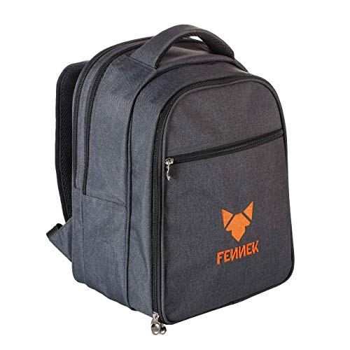 FENNEK Backpack | Picknick, Camping, Trekking, Wander, Outdoor Rucksack | mit Kühlfach & Zubehör für 4 Personen |optional mit FENNEK Grill von FENNEK