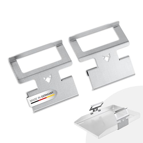 FENNEK Griffe für Plancha Platten | Für Planchas mit einem Rand zwischen 35-40 mm | Aus Rostfreiem Edelstahl | Made in Germany von FENNEK
