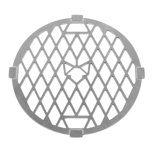 Grillrost für Wok Aufsatz und Feuerplatte mit Loch Ø 30 cm | aus massivem 6,0 mm Edelstahl | Made in Germany von FENNEK