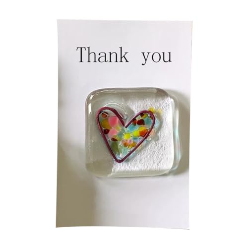 FENOHREFE Hug Happy Birthday Love Sunshine-Pocket Glas Herz Andenken - Glasherz Souvenir - Muttertag Party von FENOHREFE