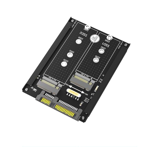 FENOHREFE MSATA Oder M.2-NGFF SSD Auf 2 5-Zoll Sata Adapter Mit Aluminiumrahmenhalterung. Konvertieren Sie MSATA Oder M.2-Sata SSD In Eine 2 5-Zoll M.2-NGFF Msata SSD von FENOHREFE