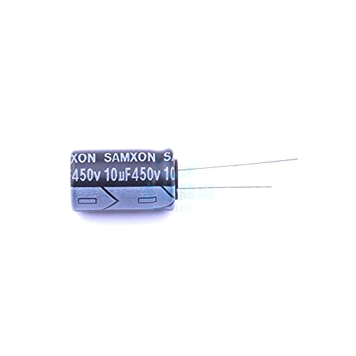 FENRIZ 5 Stück bleihaltiger Aluminium-Elektrolytkondensator 10uF 450V Radial 12,5x20mm Elektronische Geräte von FENRIZ